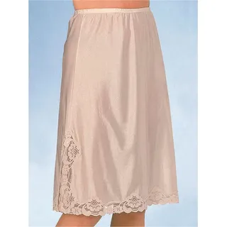 Unterrock, Damen, Gr. 40, beige (haut), 100% Polyester, unifarben, Röcke Unterrock