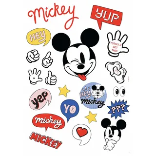KOMAR Its a Mickey Thing 50 x 70 cm selbstklebend, Wandsticker, Kinderzimmer,