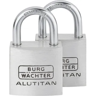 Burg Wächter Burg-Wächter Duo 770 30 Alutitan, 5mm, 51mm, 2er-Set