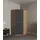 Eckschrank Barcelona 95 x 193 x 95 cm Schwarz