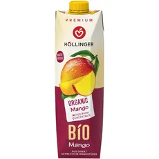 Bio Mango Fruchtsaft 1000ml - 35 Prozent Fruchtanteil - Frei von künstlichen Aromen von Höllinger Juice