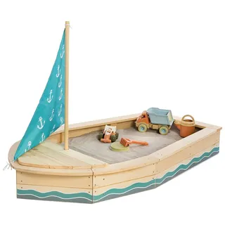 Muddy Buddy MUDDY BUDDY® Sandkasten »Anchor Lover« natur - petrolblau; FSC® - schützt Wald, blau