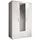Drehtürenschrank Daniela 120 x 195 x 55 cm Weiß