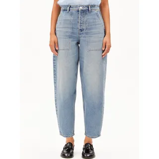 ARMEDANGELS Baarly Carpenter Barrel High Waist Blau 28/32
