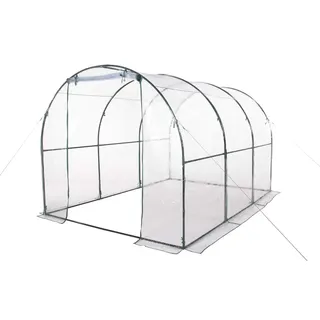 Verdelook 'Gewächshaus mit Tunnel für Potager mit Einband aus PVC L 200 x P 300 x H 180 cm