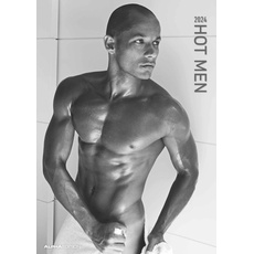 Hot Men 2024 - Bildkalender 29,7x42 cm - Männer - erotischer Kalender - hochwertiger Erotikkalender - schwarz-weiß - Wandplaner - Wandkalender