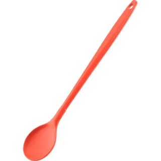 Kochblume Kochlöffel | Premium-Silikon | Hitzebeständig | Spülmaschinenfest | 30cm | Farbe: rot
