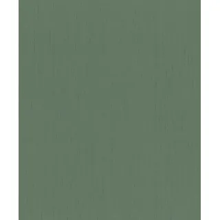 Rasch Textil Rasch Vliestapete 746143 Grün-Moosgrün Uni 10,05 m x 0,53 m