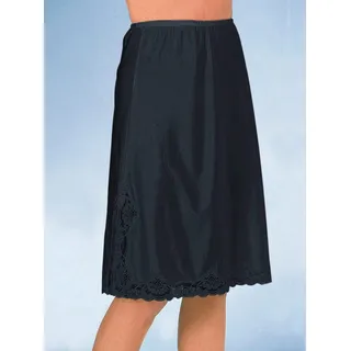 Unterrock, Damen, Gr. 54, schwarz, 100% Polyester, unifarben, Röcke Unterrock