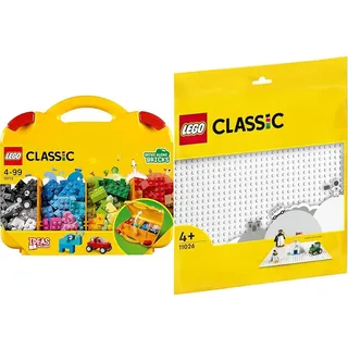 LEGO 10713 Classic Bausteine Starterkoffer – Farben Sortieren mit Aufbewahrungsbox, ab 4 Jahren & Building Set, USB 2.0, LAN, optional WLAN, 757 Jahre vor Ort Garantie, Mehrfarbig