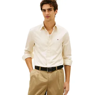 Tommy Hilfiger Herren Hemd Flex Poplin Solid Regular Fit