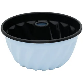Riess, 0632-028, Gugelhupfform 24cm, BACKEMAILLE BLAU, LBH 25x25x13,7cm, Gew. 0,839kg, Volumen 3,6 L