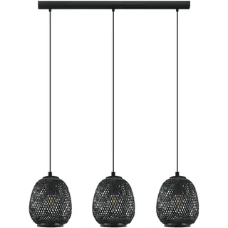 EGLO Dembleby 3-flg. schwarz