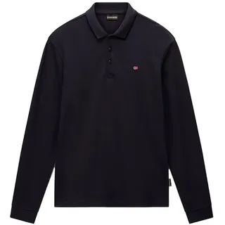 Napapijri Ealis Langarm-polo - Black - 3XL