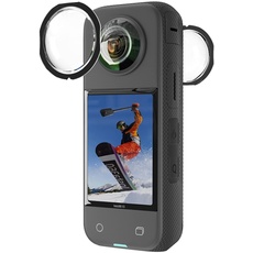 LICHIFIT Panorama-Objektivschutzabdeckung Klebe-Objektivdeckel für Insta360 X3 Kamera Klebelinsenschutz Zubehör