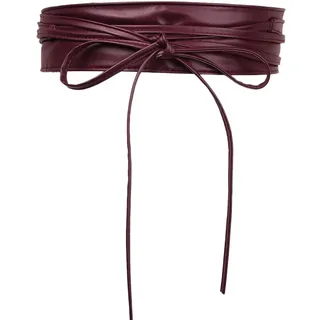 Duories Taillienguertel Pu Leder,Damen Breiter Obi Gürtel Taillengürtel Taille Band für Damen Mädchen,für Hochzeiten,Partys,Bankette,Abschlussbälle,Zeremonie,für Taillenumfang von 60-90cm,Weinrot