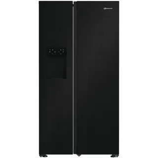 Bauknecht SBS IW D90 BLACK Side-by-Side (578 l, 1790 mm hoch, Schwarz)