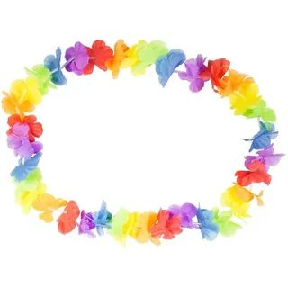 Hawaiikette Kette EM 2012 bunt Necklace Urlaub Hawaii Hula collana Bea