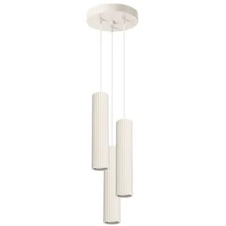 Sollux KARBON 3-flg. 19,5 cm beige Aluminium