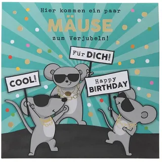 DEPESCHE 0011694-029 Gruß-/Beileidskarte Musikalische Grußkarte Geburtstag, (1 Stk.)