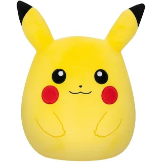 Squishmallows Pikachu 25 cm Gelb/Schwarz/Braun/Rot