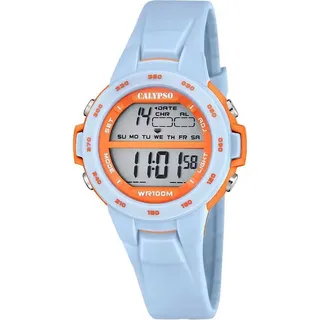 Calypso Digital 36mm Kunststoffgehäuse Blau-Orange