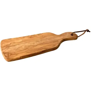 Brotbrett/Schneide- und Tranchierbrett/Servierbrett/Käsebrett/Frühstücksbrett, Holzbrett handgefertigt aus Olivenholz im Heiligen Land