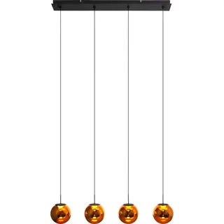 ECO-Light LED-Pendelleuchte Altair Alu, Eisen, Stahl & Metall Orange Bernstein