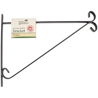 38.1cm Schwerlast Dekorativ Schwarz Metall Halterung für Wandbehang Blumen Körbe