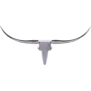 Mid.you Wanddeko , Silberfarben , Metall , 125x60x10 cm , Bilder & Rahmen, Wanddeko