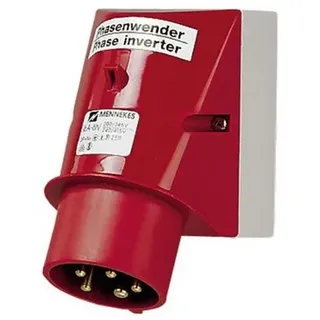 Mennekes 2478 Phasenw. Wandstecker, 32A5p6h400V, IP44