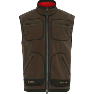 Härkila Damen Kamko Fleeceweste brown/red XL