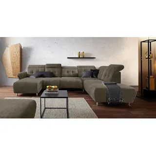 Home Affaire Wohnlandschaft Mikrofaser 2-Sitzer Taupe