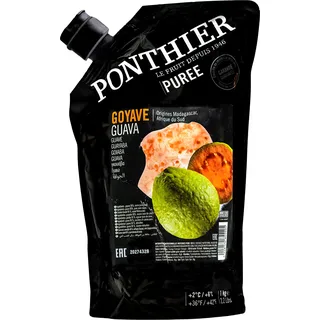 Food-United GUAVE PÜREE Zitrus-Frucht-Püree von Ponthier 4x 1KG