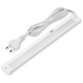 REV Ritter REV LED Unterbauleuchte - 30cm, 4W, 3000K warmweiß - Lichtleiste Küche mit Sensor, Schrankbeleuchtung dimmbar, weiß