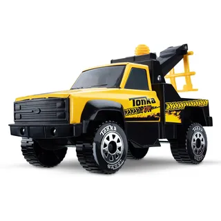 Tonka Micro Metals - Muldenkipper, Zementmischer, Bulldozer, Müllwagen, Tonka, Konstruktionsspielzeug für Kinder, Baufahrzeug-Spielset für Jungen & Mädchen ab 3 Jahren
