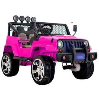 Elektrische Fahrt Auf Auto S2388 Jeep Rose 4x45W - Rosa