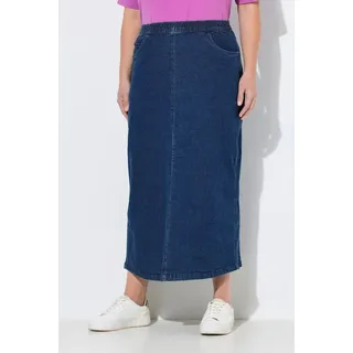 Ulla Popken Jeansrock in dark blue denim | Gr.: 54-56