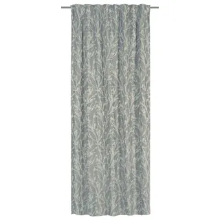 ELBERSDRUCKE Verdunklungsvorhang mit verdeckten Schlaufen Secret Garden 09 beige verdunkelnd wärmeisolierend energiesparend 255x135 cm Vorhang für Wohnzimmer Schlafzimmer Flur 199548