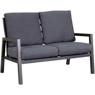 Gardissimo ONTARIO 2 Sitzer Gartenbank Gartenmöbel Sofa mit Alu-Gestell