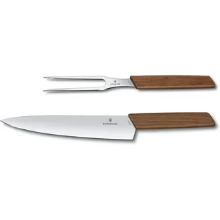 Victorinox Swiss Modern Messerset 2-tlg. Braun
