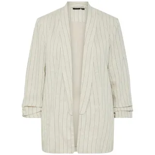 Pieces Pia Bosella Blazer WVN NOOS« mit Leinen, schwarz