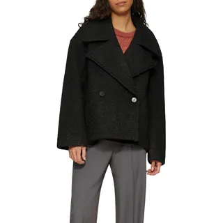 Caban Jacke aus Bouclé