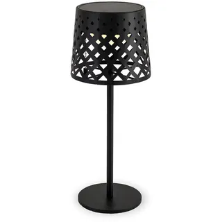 LED Tischlampe außen Solar Touch Dimmer kabellos tragbar Tischleuchte Garten