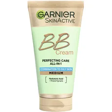 Bild SkinActive BB Cream – All-in-1 Tagespflege mit Hyaluronsäure und Aloe Vera, für Misch- und ölige Haut, LSF 25, Mittel, 50 ml