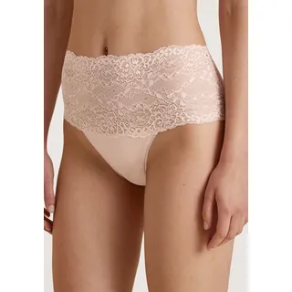 CALIDA High-Waist-Slip »Sensual Secrets«, mit breitem, transparentem Spitzenbund CALIDA rosa XS (36/38)