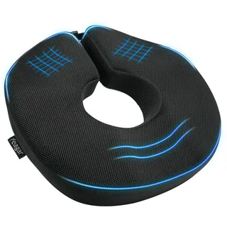 Feagar Sitzkissen - Verstellbarer Orthopädischer Sitzring, Donut Kissen Extra Groß, Ergonomisches Steißbeinkissen für Hämorrhoiden, Ischias, Postnatal - für Auto, Rollstuhl, Bürostuhl