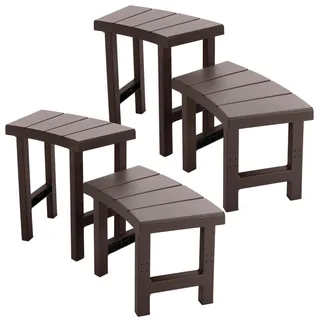 Intex Beistelltisch 2 x 60 cm + 2 x 42 cm dunkelbraun 2,21 m