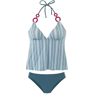 VIVANCE Neckholder-Bikini Damen Blau 38 Cup C/D