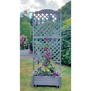 Promadino Rankkasten Romantica 80 x 38 x 210 cm Grau